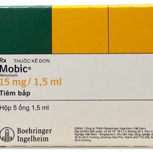 Dung dịch tiêm Mobic 15mg/1.5ml giảm đau trong viêm xương khớp (5 ống x 1.5ml)