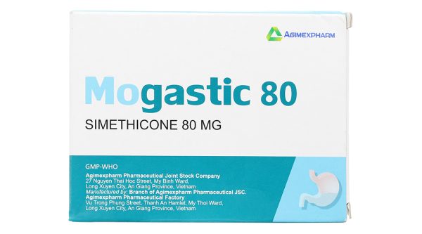 Viên nhai Mogastic 80 trị đầy hơi, khó tiêu (10 vỉ x 10 viên)