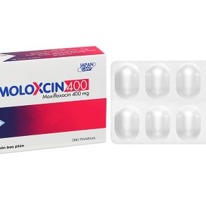 Moloxcin 400 điều trị nhiễm khuẩn (1 vỉ x 10 viên)