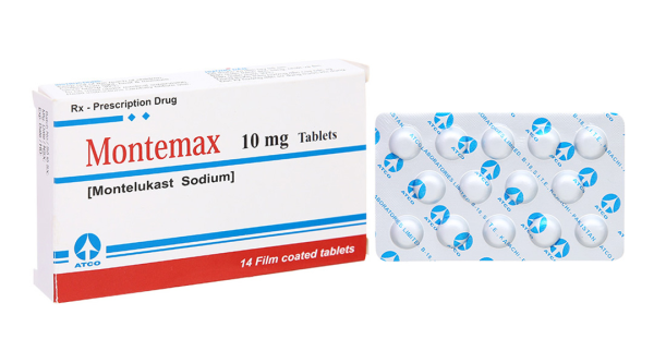 Montemax 10mg Tablets trị hen phế quản mãn tính (1 vỉ x 14 viên)