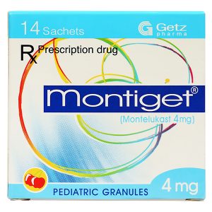 Thuốc cốm Montiget 4mg trị hen suyễn (14 gói x 4mg)