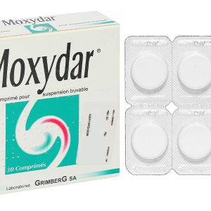Moxydar trị các chứng trào ngược dạ dày, thực quản (5 vỉ x 6 viên)