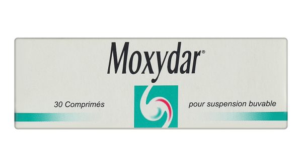 Moxydar trị các chứng trào ngược dạ dày, thực quản (5 vỉ x 6 viên)