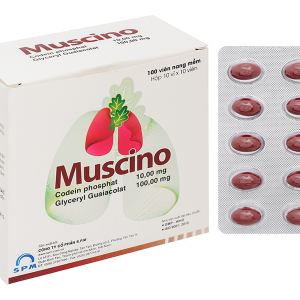 Muscino trị triệu chứng ho khan, ho do kích ứng (10 vỉ x 10 viên)