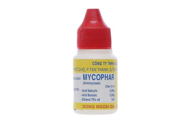 Dung dịch bôi Mycophar trị nấm da chai 12ml