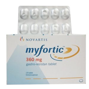 Myfortic 360mg dự phòng thải loại mảnh ghép cấp tính (12 vỉ x 10 viên)