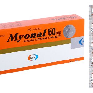 Myonal 50mg cải thiện các triệu chứng tăng trương lực cơ  (3 vỉ x 10 viên)