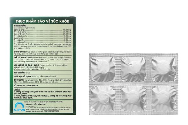 Viên ngậm MyVita Protect hỗ trợ giảm đau họng hộp 30 viên