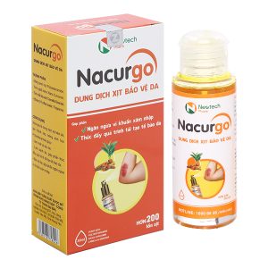 Dung dịch xịt Nacurgo bảo vệ, tái tạo da, ngừa vi khuẩn chai 30ml