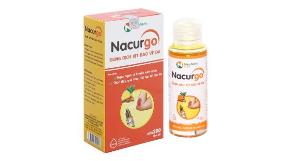 Dung dịch xịt Nacurgo bảo vệ, tái tạo da, ngừa vi khuẩn chai 30ml