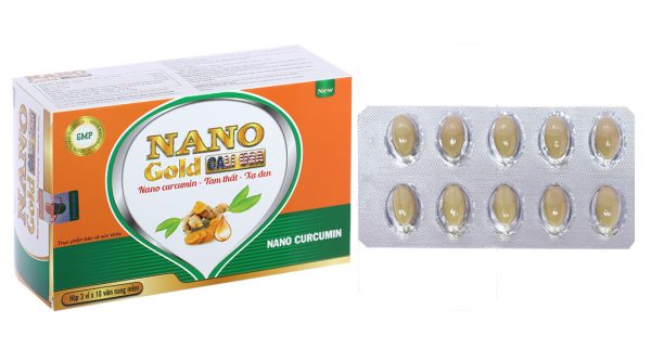 Nano Gold New Cali USA hỗ trợ giảm viêm loét dạ dày hộp 30 viên