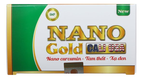 Nano Gold New Cali USA hỗ trợ giảm viêm loét dạ dày hộp 30 viên