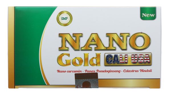 Nano Gold New Cali USA hỗ trợ giảm viêm loét dạ dày hộp 30 viên