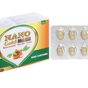 Nano Gold New Cali USA hỗ trợ giảm viêm loét dạ dày hộp 60 viên