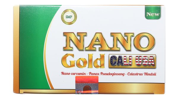 Nano Gold New Cali USA hỗ trợ giảm viêm loét dạ dày hộp 60 viên