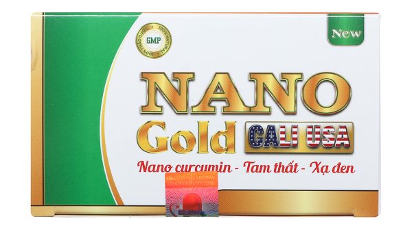 Nano Gold New Cali USA hỗ trợ giảm viêm loét dạ dày hộp 60 viên