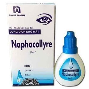 Thuốc nhỏ mắt Naphacollyre điều trị nhiễm khuẩn mắt chai 8ml
