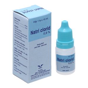 Dung dịch nhỏ mắt Natri Clorid Bidiphar 0.9% vệ sinh mắt, mũi lọ 10ml