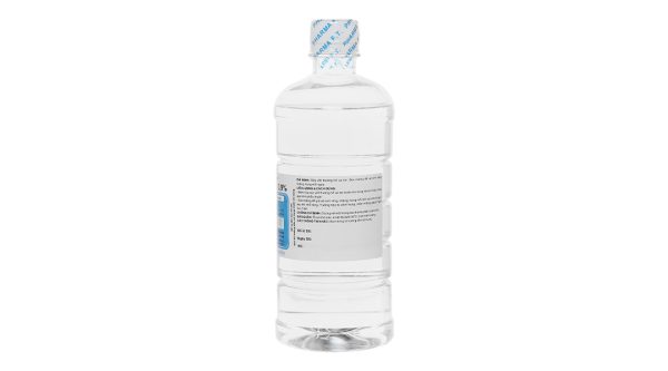 Nước muối Natri Clorid 0.9% F.T Pharma dùng rửa vết thương, súc miệng chai 500ml