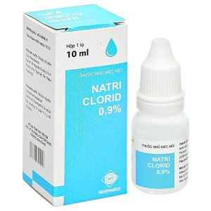 Dung dịch nhỏ mắt, mũi Natriclorid 0,9% Medipharco trị kích ứng mắt, viêm mũi chai 10 ml