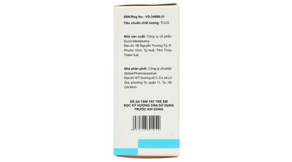 Dung dịch nhỏ mắt, mũi Natriclorid 0,9% Medipharco trị kích ứng mắt, viêm mũi chai 10 ml