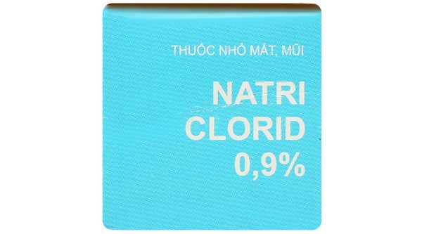 Dung dịch nhỏ mắt, mũi Natriclorid 0,9% Medipharco trị kích ứng mắt, viêm mũi chai 10 ml