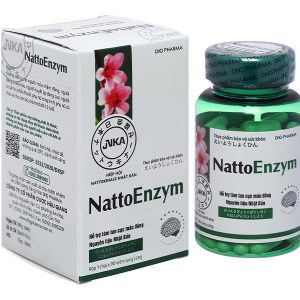 NattoEnzym hỗ trợ tan cục máu đông, ngừa đột quỵ hộp 90 viên