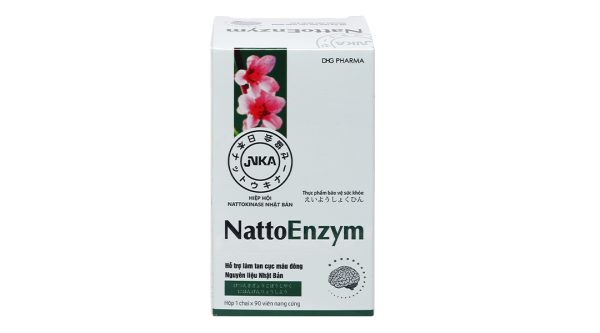 NattoEnzym hỗ trợ tan cục máu đông, ngừa đột quỵ hộp 90 viên