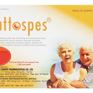 Nattospes hỗ trợ tan cục máu đông, ngừa tai biến hộp 30 viên