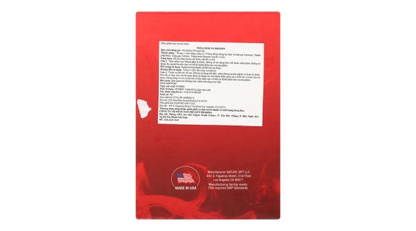 Đông trùng hạ thảo Nature Gift Wellness Nutrition bồi bổ cơ thể hộp 90 viên