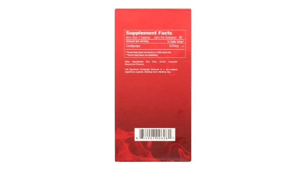 Đông trùng hạ thảo Nature Gift Wellness Nutrition bồi bổ cơ thể hộp 90 viên