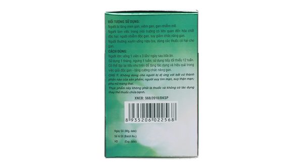 Naturen Z hỗ trợ giải độc, tăng cường chức năng gan hộp 100 viên