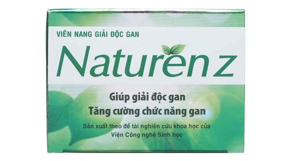 Naturen Z hỗ trợ giải độc, tăng cường chức năng gan hộp 100 viên