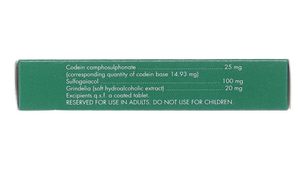 Neo-Codion trị ho khan, ho do kích ứng (2 vỉ x 10 viên)