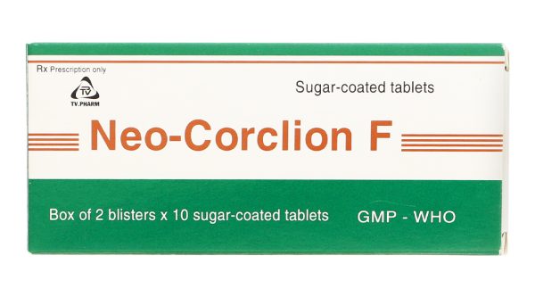 Neo-Corclion F trị ho khan, ho do kích ứng (2 vỉ x 10 viên)