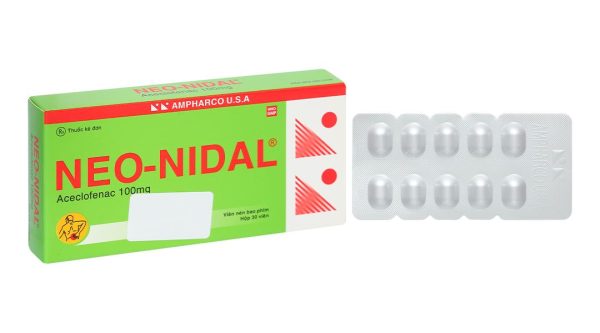 Neo-Nidal 100mg giảm đau, kháng viêm xương khớp (3 vỉ x 10 viên)