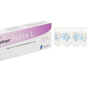 Viên đặt âm đạo Neo-Penotran Forte L trị viêm âm đạo (1 vỉ x 7 viên)