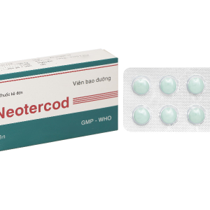 Neotercod trị triệu chứng ho khan, ho do kích ứng (2 vỉ x 10 viên)