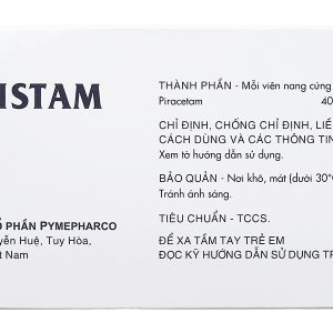 Neustam 400mg trị chóng mặt, giật rung cơ (10 vỉ x 10 viên)