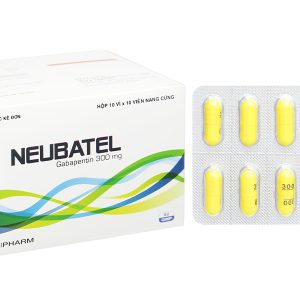 Neubatel 300mg hỗ trợ trị động kinh cục bộ (10 vỉ x 10 viên)