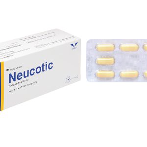 Neucotic 300mg hỗ trợ trị động kinh cục bộ, trị đau thần kinh (3 vỉ x 10 viên)