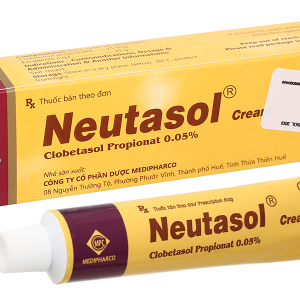 Neutasol Cream 0.05% trị chàm, vảy nến, viêm da tuýp 30g
