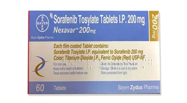 Nexavar 200mg điều trị ung thư tế bào biểu mô (6 vỉ x 10 viên)