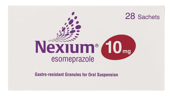 Cốm pha hỗn dịch Nexium 10mg trị trào ngược dạ dày, thực quản (28 gói x 3043mg)