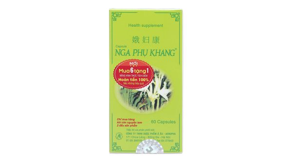 Nga Phụ Khang hỗ trợ giảm kích thước u lành tính chai 60 viên