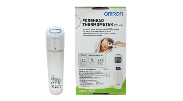 Nhiệt kế hồng ngoại đo trán Omron MC-720