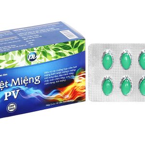 Nhiệt Miệng PV trị nhiệt miệng, hôi miệng (5 vỉ x 10 viên)