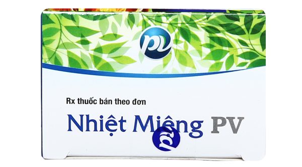 Nhiệt Miệng PV trị nhiệt miệng, hôi miệng (5 vỉ x 10 viên)