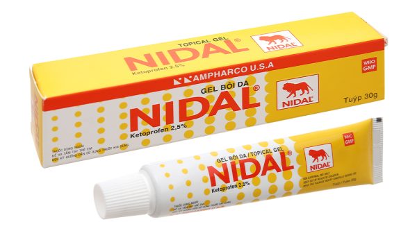 Gel bôi Nidal giảm đau, kháng viêm xương khớp tuýp 30g