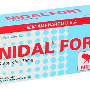Nidal Fort 75mg giảm đau, kháng viêm xương khớp (3 vỉ x 10 viên)